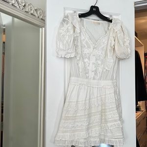 LoveShackFancy embroidered dress
